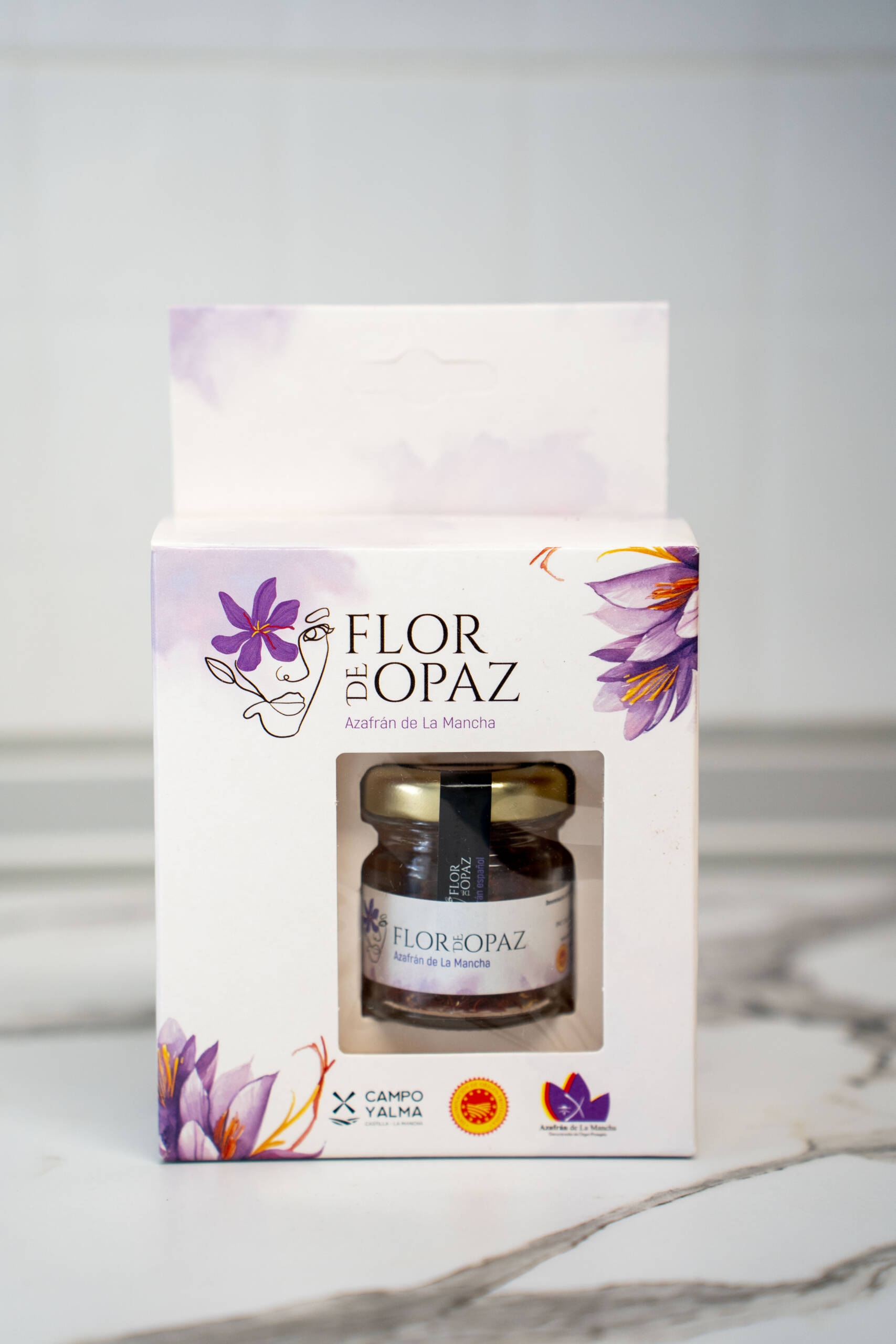 Flor de Opaz, DOP Azafrán de La Mancha 1g - Imagen 2