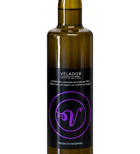 Aceite de Oliva Virgen Extra Ecológico con Azafrán VELADOR 500 ml