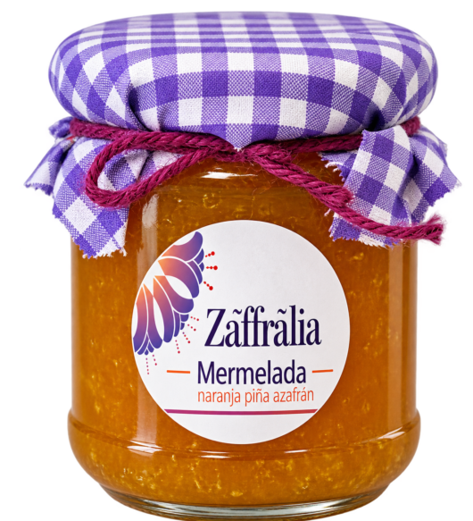 Mermelada de naranja, piña y azafrán Zaffralia