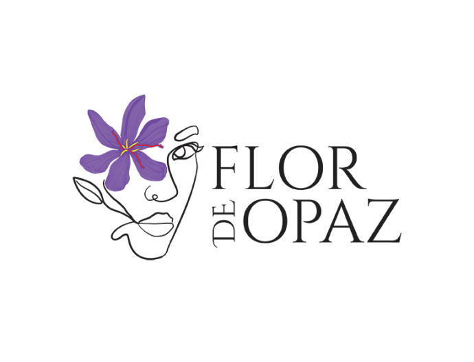 logotipo flor de opaz